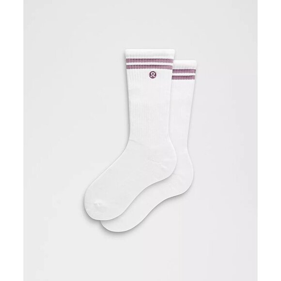 Daily Essential Socks - White/Lavender Lux - Picture 3 of 3